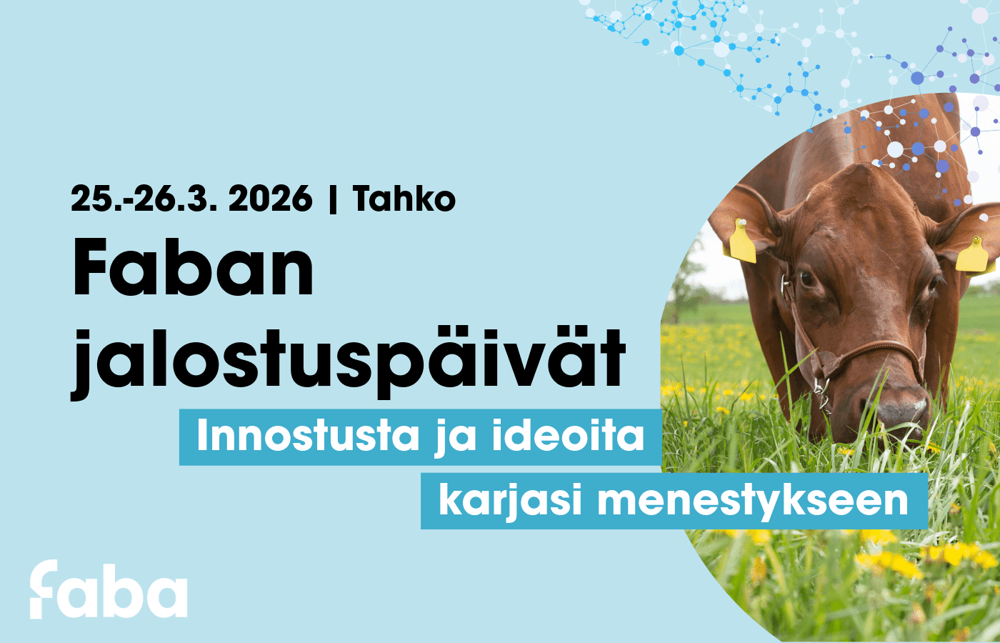 Innostusta ja ideoita karjasi menestykseen! &#8211; Jalostuspäivät 2026 Tahkolla